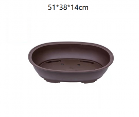 Ghiveci oval plastic 51cm